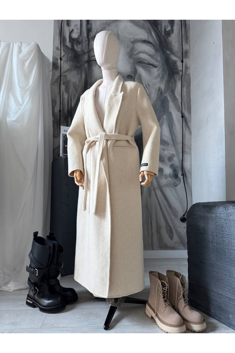 Balenciaga Женское шерстяное пальто premium