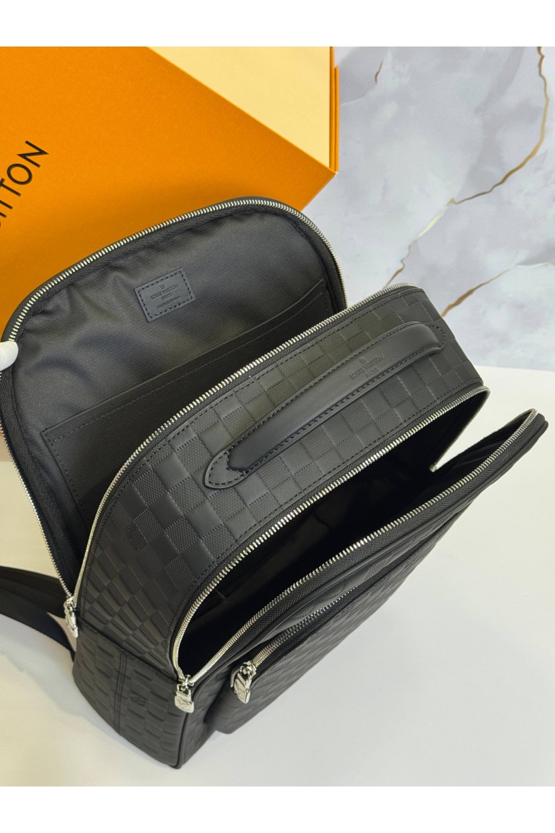 Lоuis Vuittоn Кожаный рюкзак Damier Infini premium 40x31x15 см