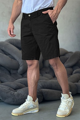 Мужские чёрные шорты