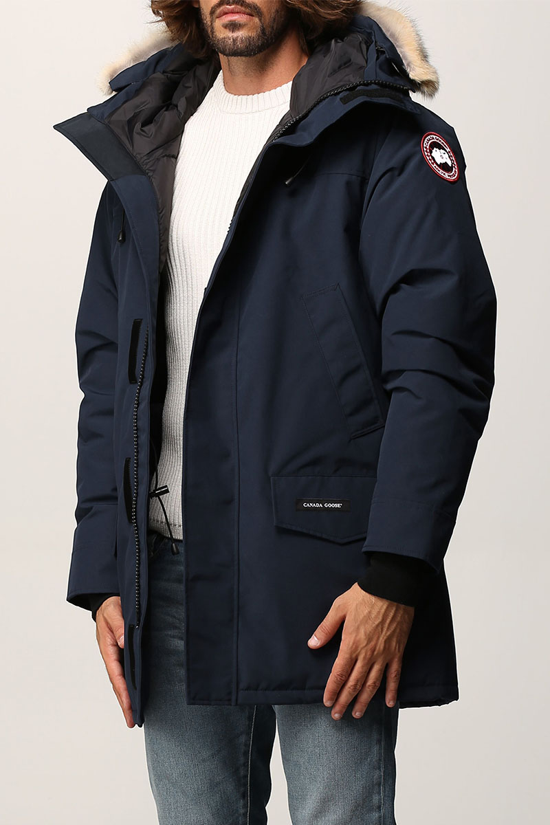 Canada Goose Утеплённая парка тёмно-синего цвета Langford