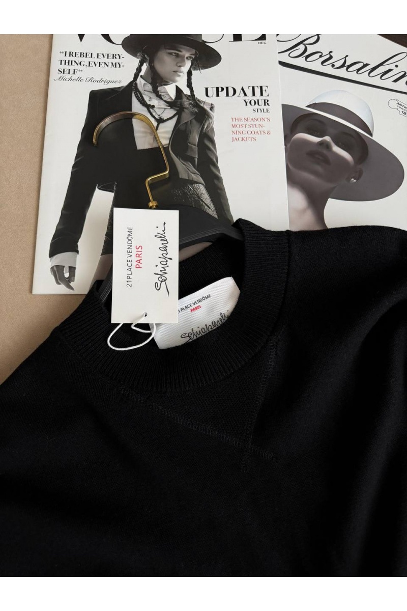 Schiaparelli Женский трикотажный свитер Premium - Black