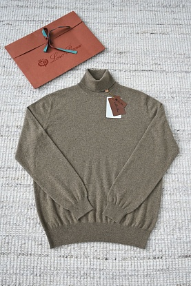 Мужская водолазка Premium - Autumn Green