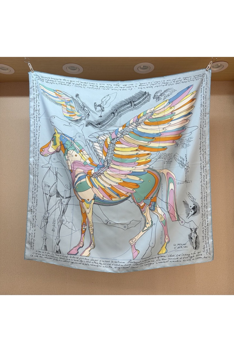 Hermes Платок Harnais Le Pegase premium 87x88 см