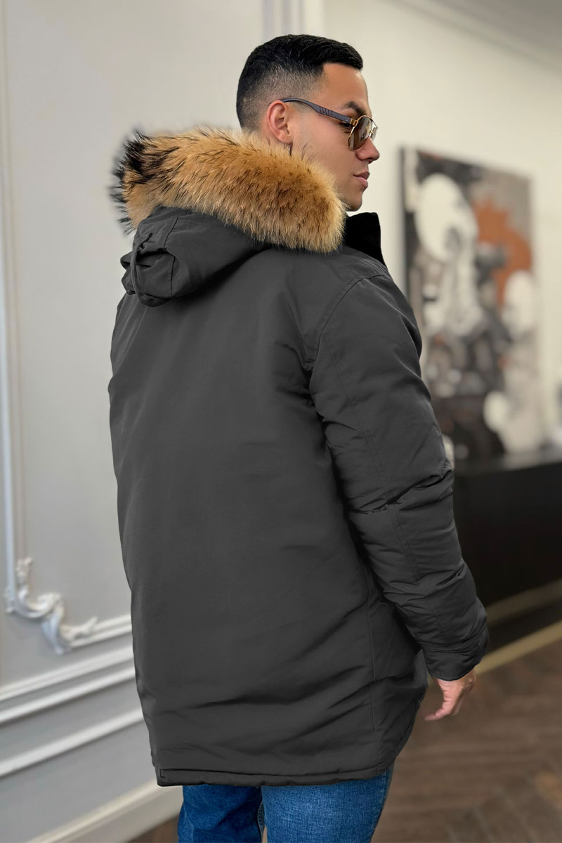 Canada Goose Утеплённая парка Langford - Grey 
