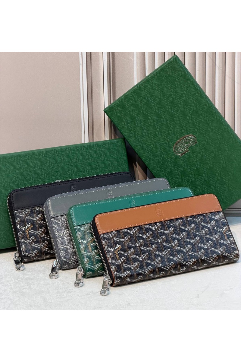 Designer Clothing Кожаное портмоне Goyard Matignon GM premium 20x11x2.3 см
