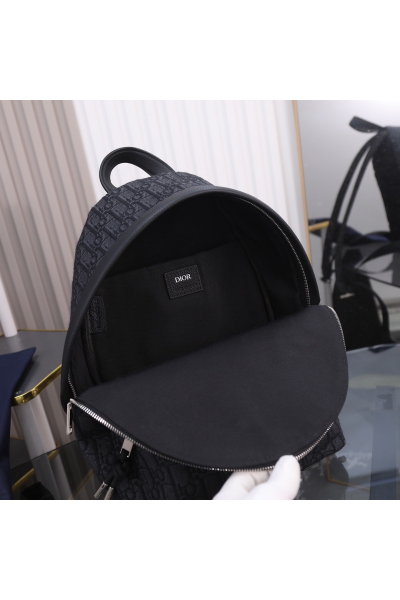 Dior Текстильный рюкзак ObliquePremium 37x26x15 см