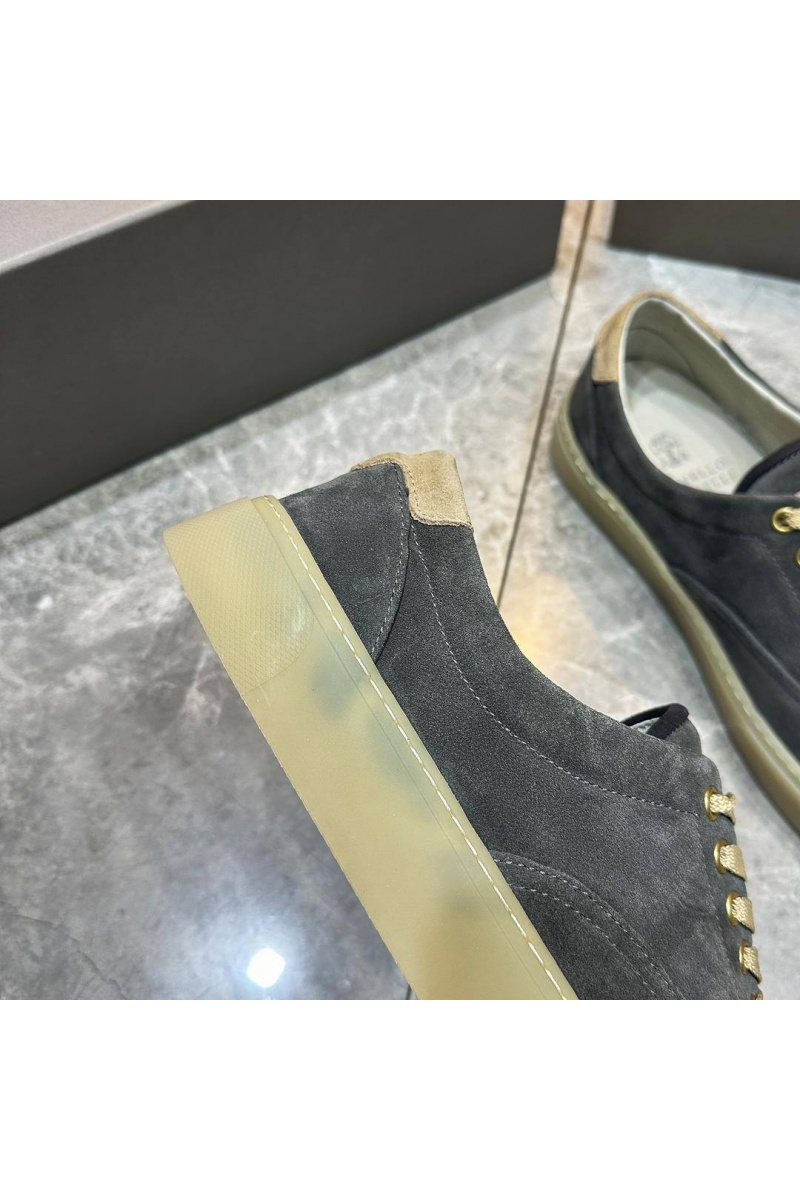 Brunеllо Сuсinеlli Замшевые кеды Sail low-top - Grey