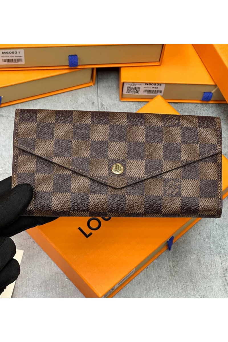 Lоuis Vuittоn Кожаный кошелек Sarah Premium 19x10.5x2.5 см