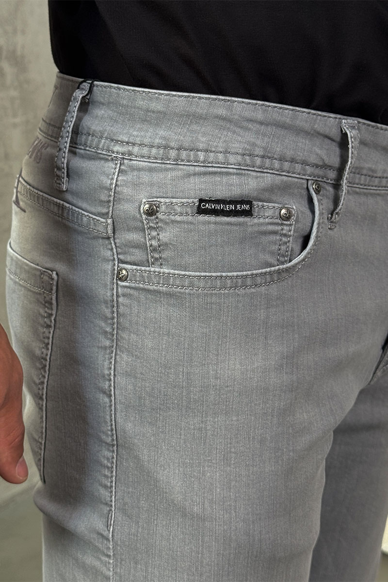 Calvin Klein Мужские джинсы signature selvedge - Grey 