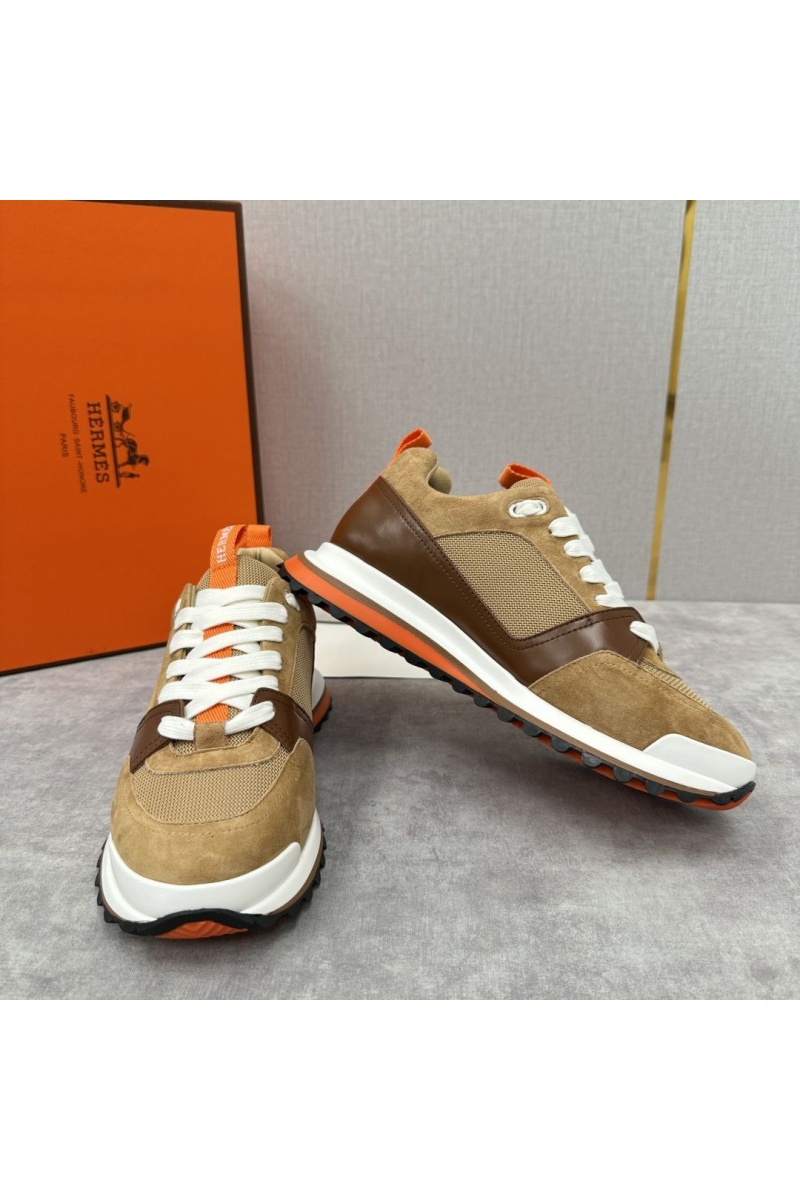 Hermes Мужские кроссовки Leader - Brown