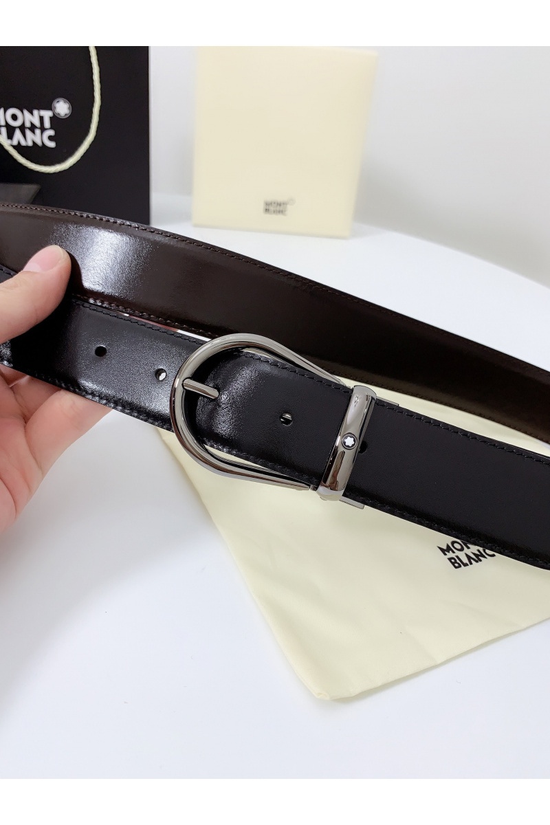 Montblanc Двусторонний кожаный ремень Premium (ширина 3.5 см)