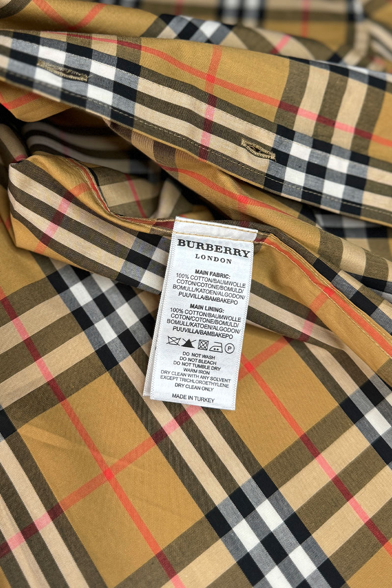 Burberry Классическая бежевая рубашка