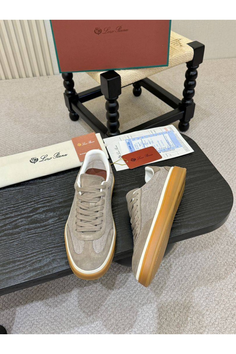 Loro Piana Мужские кроссовки Tennis Walk - Beige