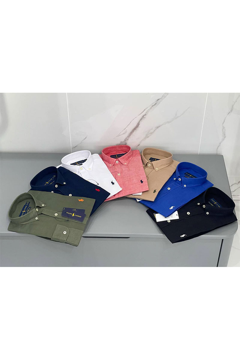 Polo Ralph Lauren Чёрная рубашка logo-embroidered
