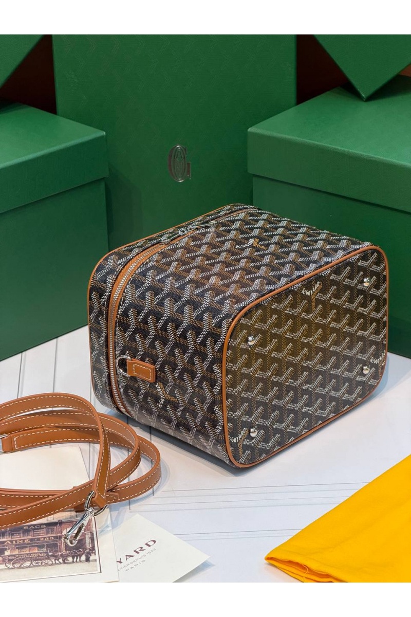 Designer Clothing Кожаная сумка Goyard Muse Vanity Case ​premium 20x16x14 см