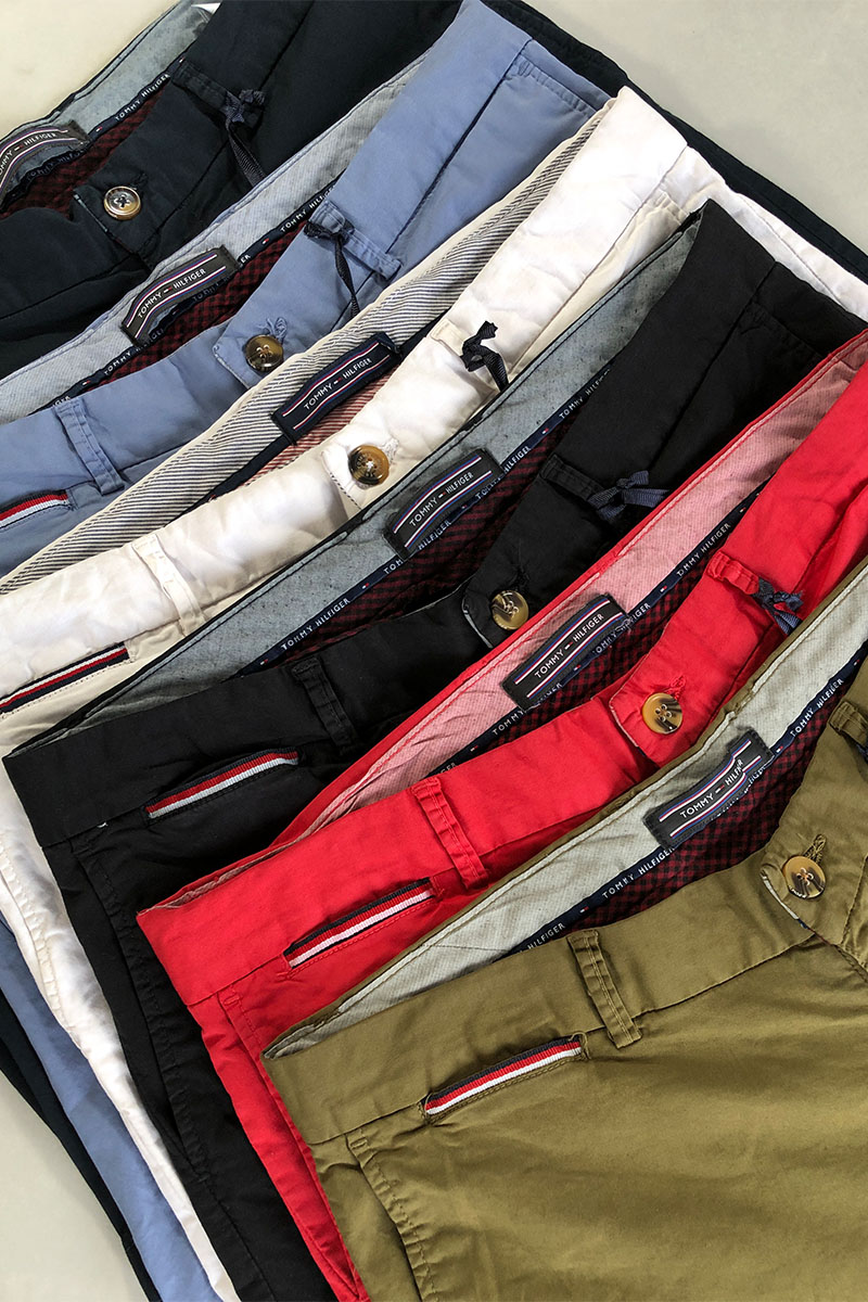 Tommy Hilfiger Мужские красные шорты