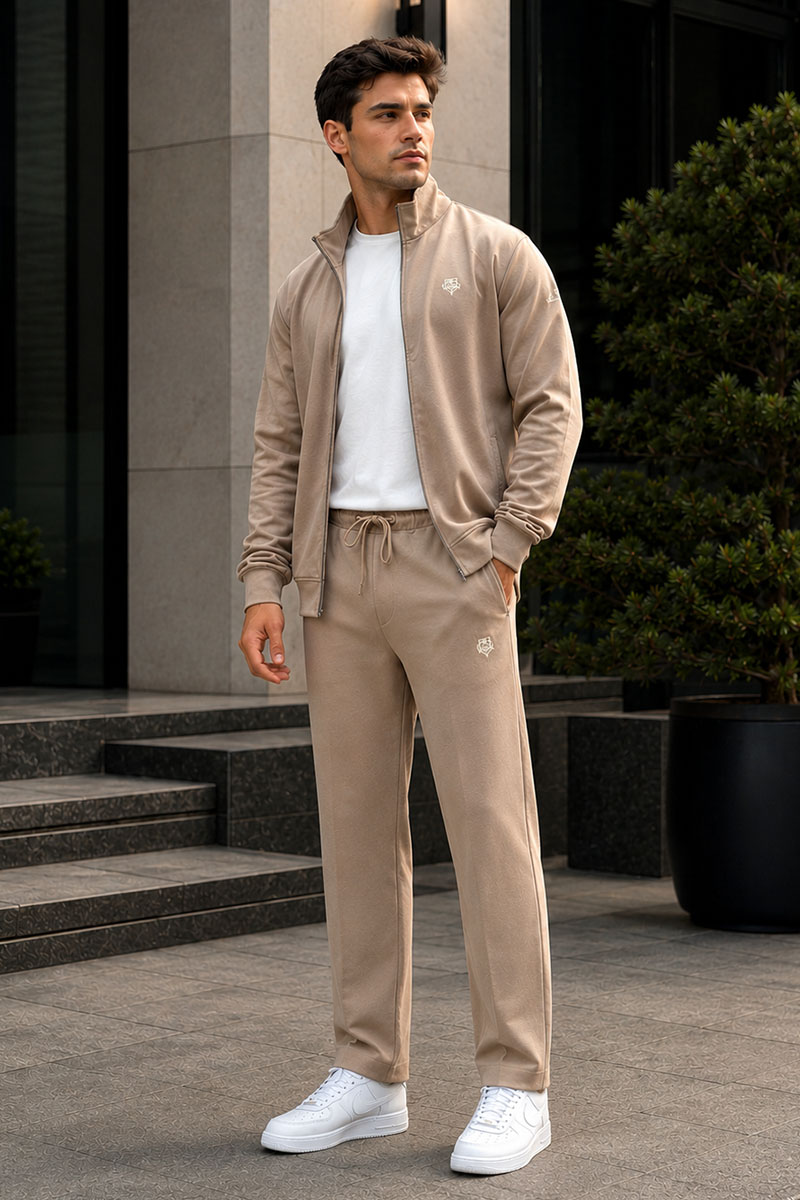 Loro Piana Спортивный костюм logo-embroidered - Beige