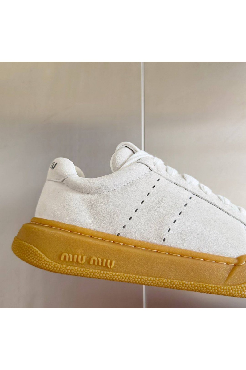 MIU MIU Женские кроссовки Premium - White