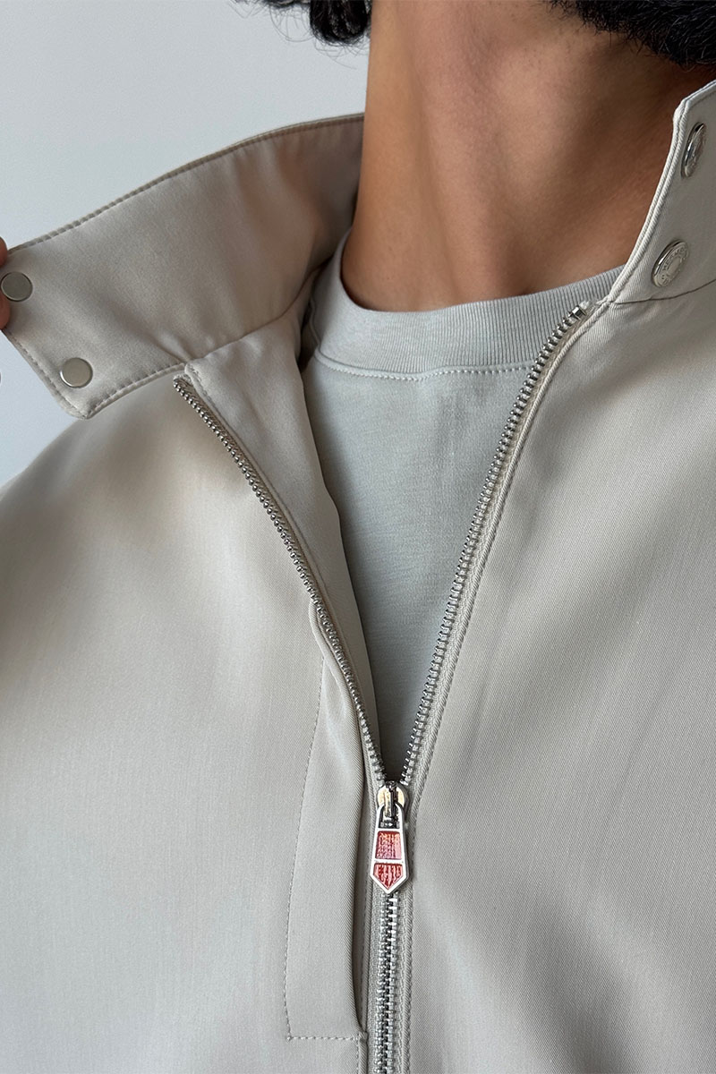 Hermes Мужская бежевая куртка 