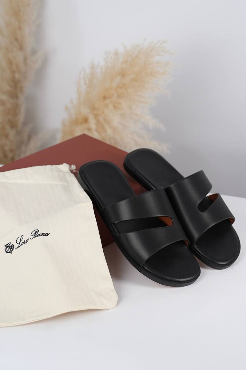 Loro Piana Мужские шлёпанцы Pilat Plain Walk