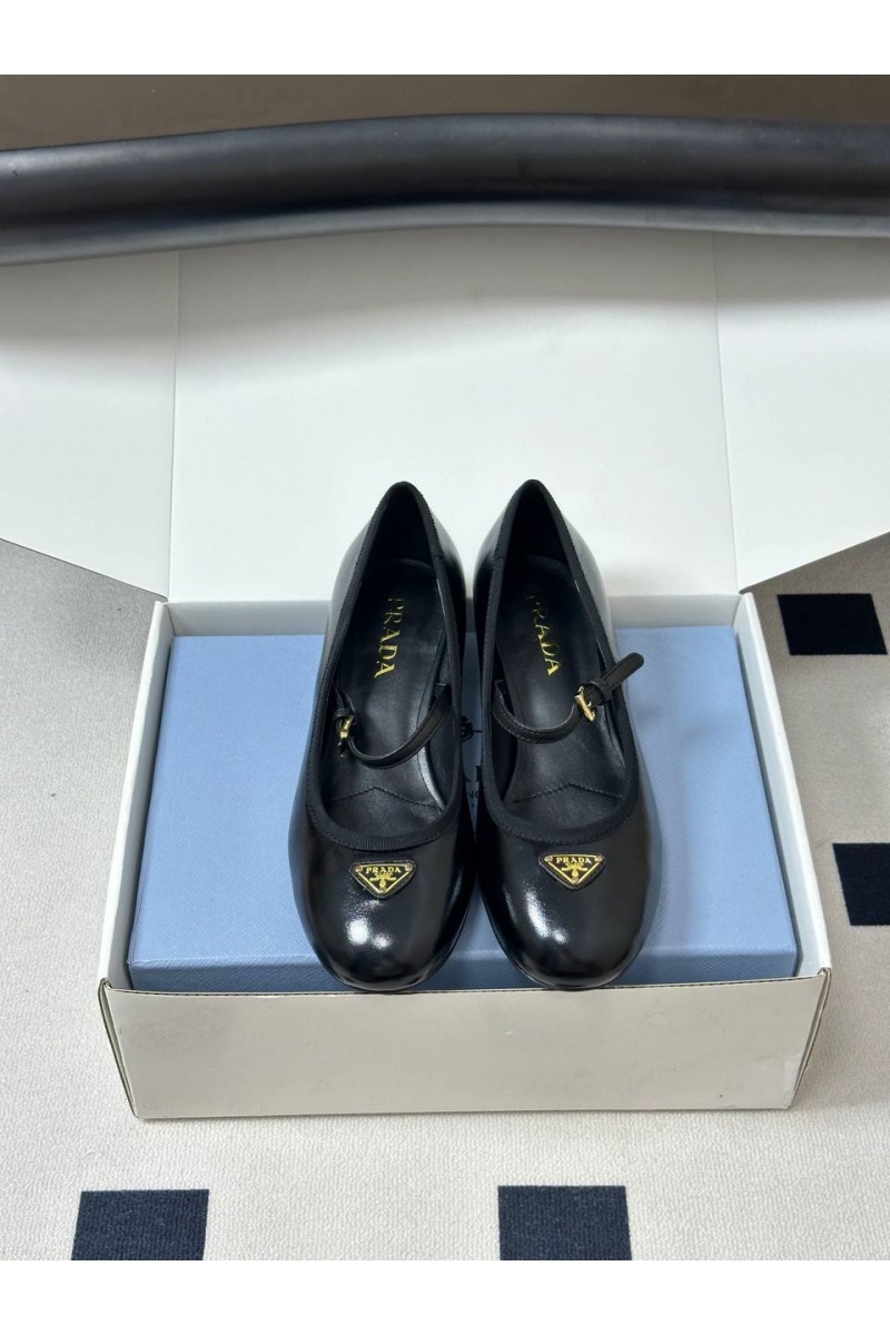 Prada Женские кожаные туфли premium