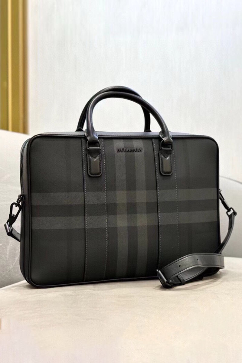 Burberry Кожаный портфель Premium 38x28x9 см