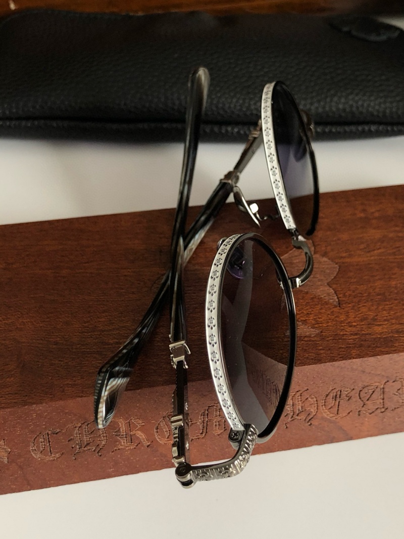 Chrome Hearts Солнцезащитные очки Metal Oval