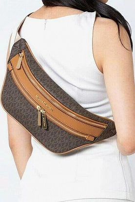 Женская кожаная сумка Kenly Small Crossbody 33x16 см