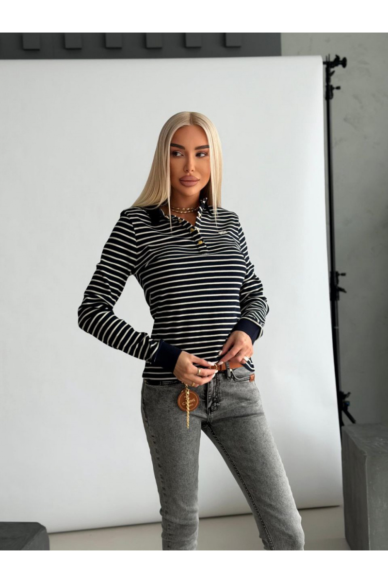Celine Женское поло с длинным рукавом premium