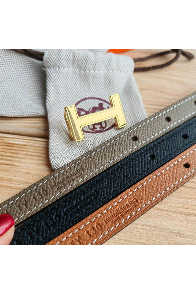 Hermes Кожаный ремень Hermes (длина 80 / 85 см)