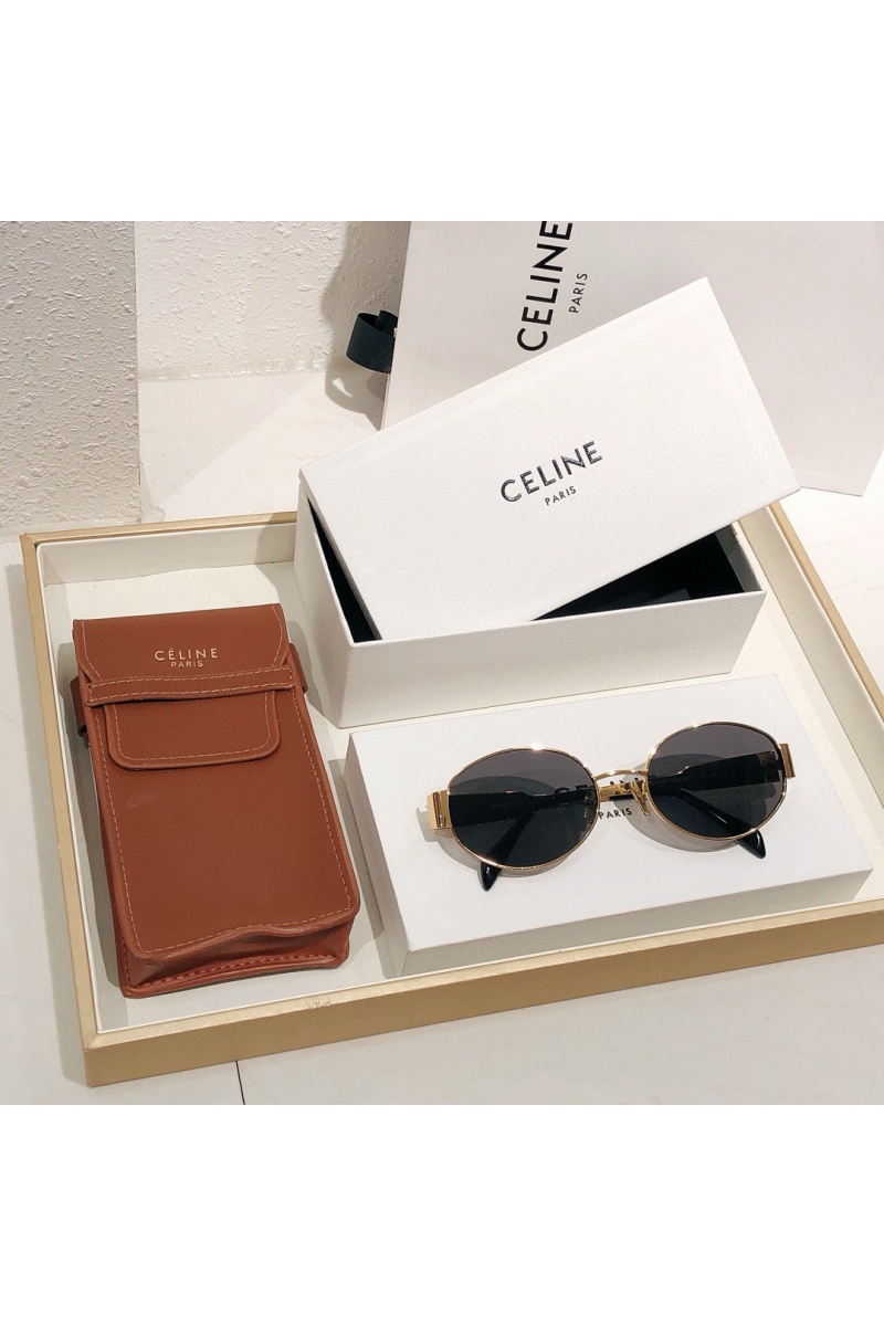 Celine Солнцезащитные очки Triomphe Metal