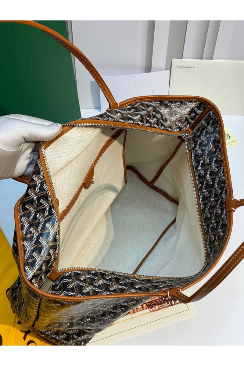 Designer Clothing Кожаная сумка Goyard Artois premium 31x24x15 см