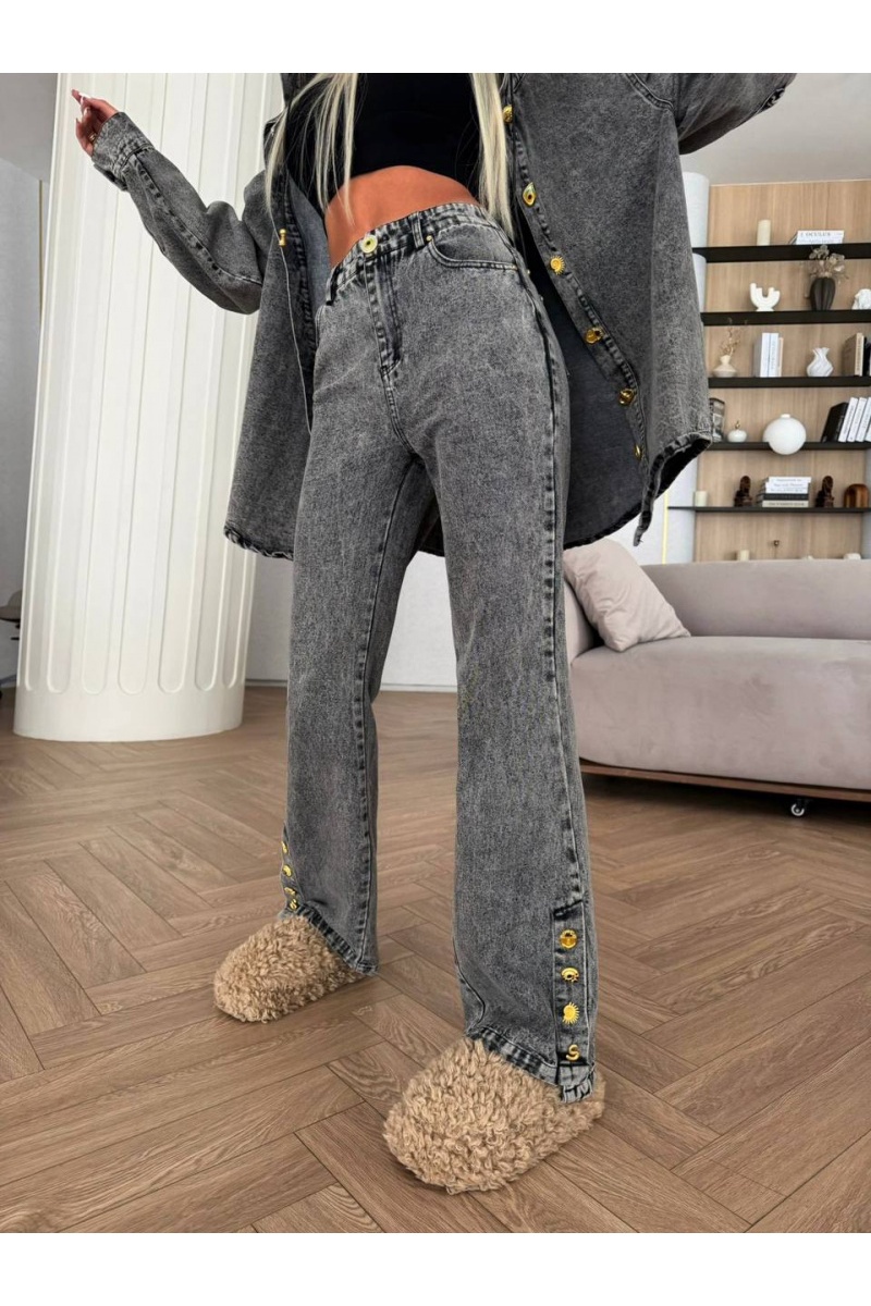 Schiaparelli Женский джинсовый костюм premium - Grey