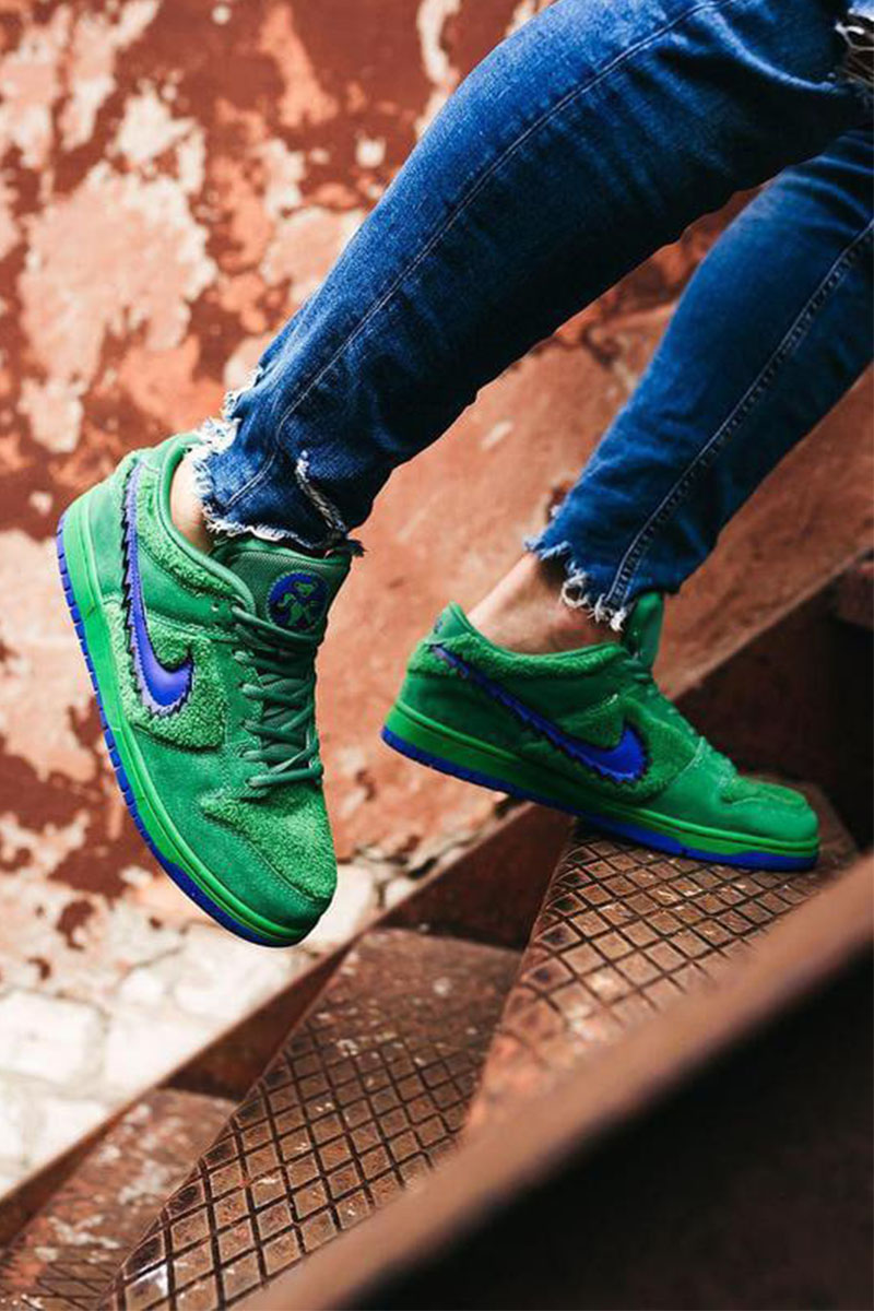 Nike Кроссовки Grateful Dead x SB Dunk Low "Green Bear"