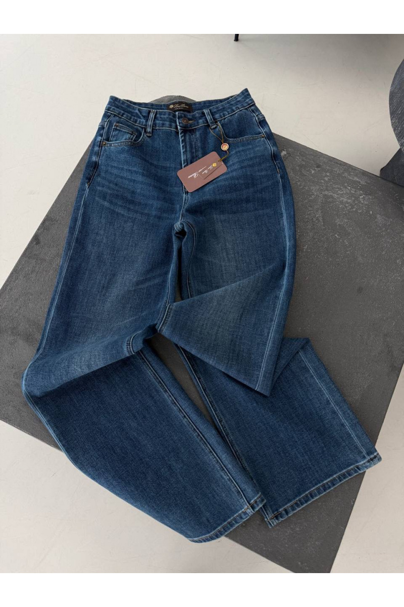 Loro Piana Женские синие джинсы premium