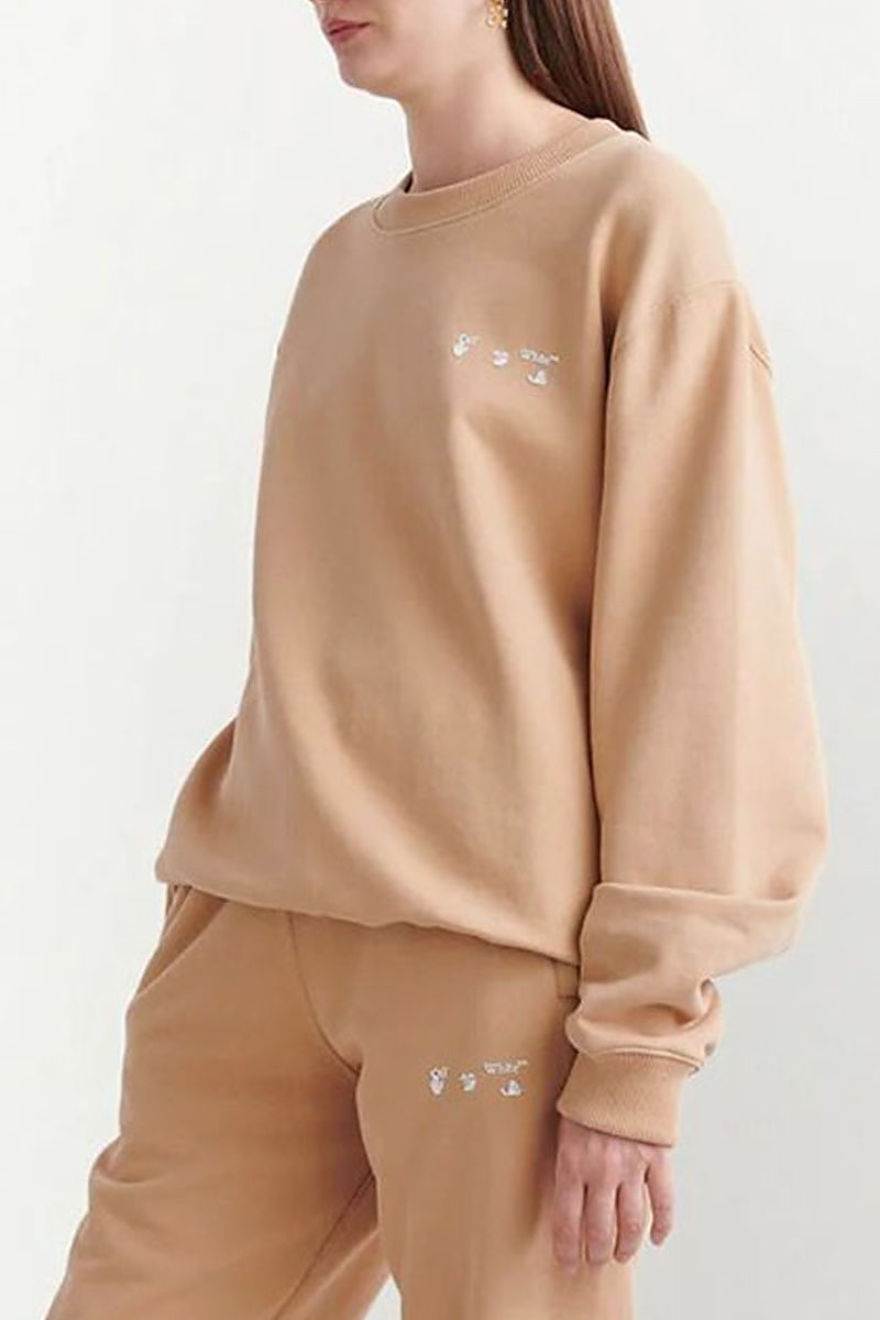 Off-White Женская кофта бежевого цвета