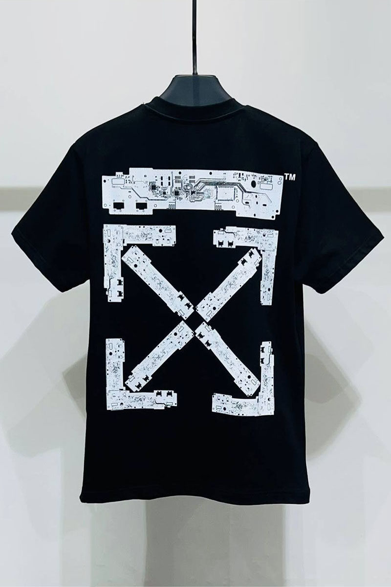 Off-White Чёрная футболка teenage engineering