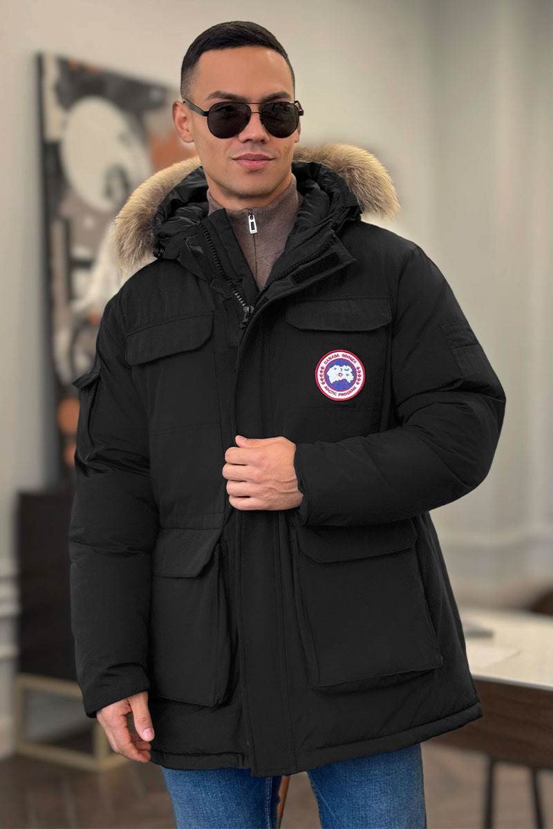 Canada Goose Мужская парка Expedition - Black