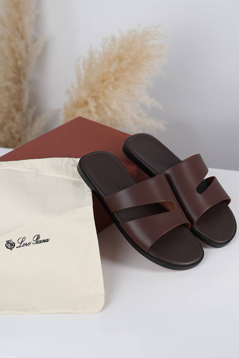 Loro Piana Мужские шлёпанцы Pilat Plain Walk