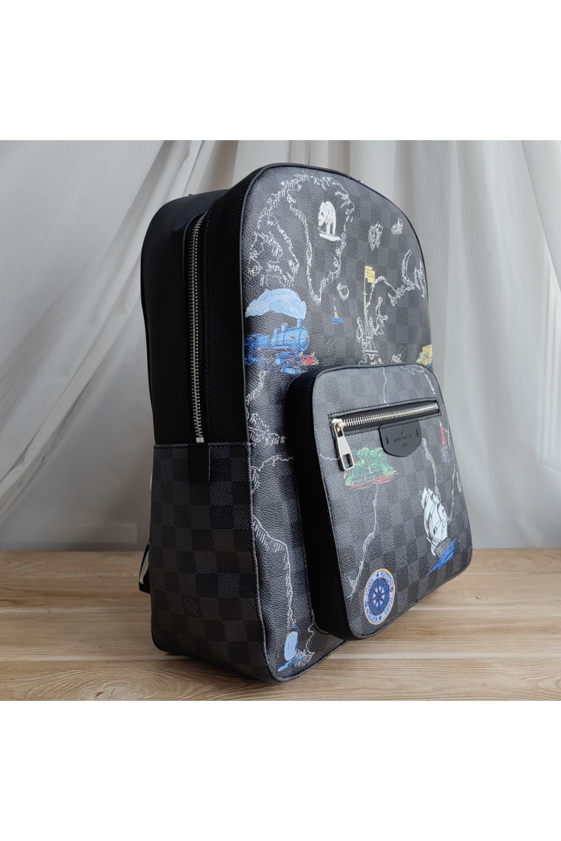 Lоuis Vuittоn Кожаный рюкзак Discovery Damier 38x30x14 см
