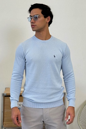 Мужской джемпер pony-embroidered - Blue