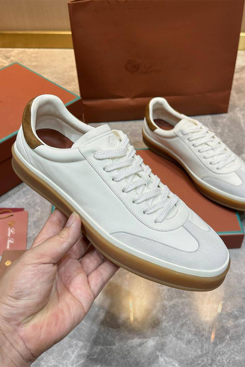 Loro Piana Мужские кроссовки Tennis Walk - White