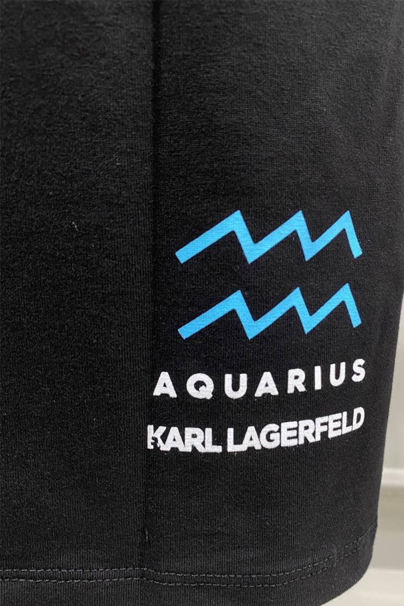 Company КL Женская чёрная футболка "Aquarius"