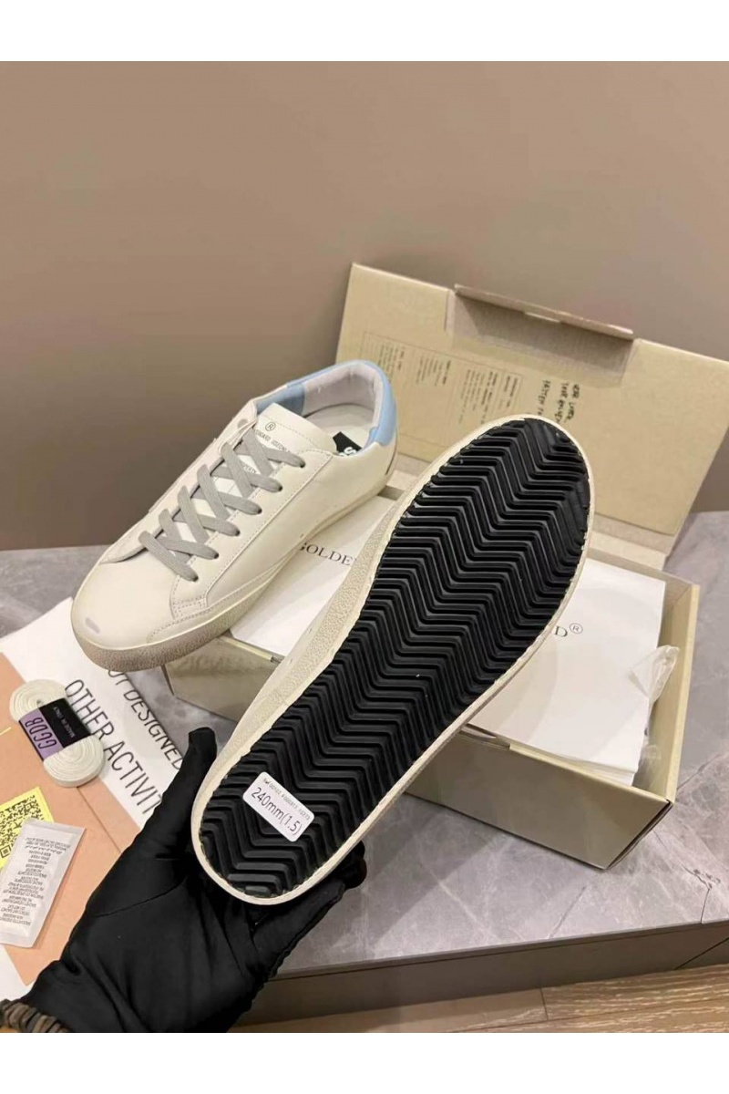Designer Clothing Женские кожаные кроссовки Golden Goose Super Star premium