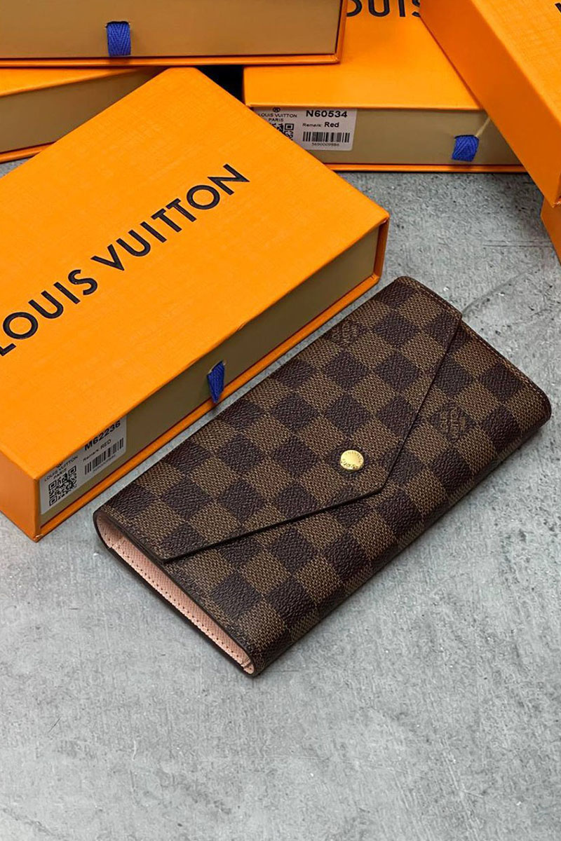Lоuis Vuittоn Кожаный кошелек Sarah Premium 19x10.5x2.5 см