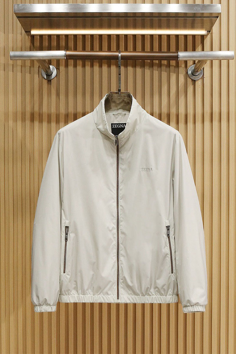 Zegna Мужская бежевая ветровка 