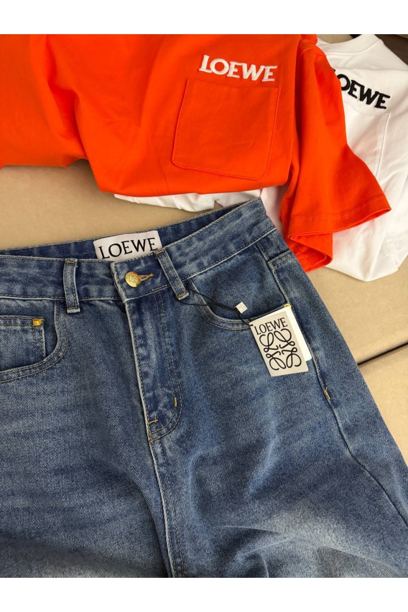 Loewe Женские синие джинсы premium