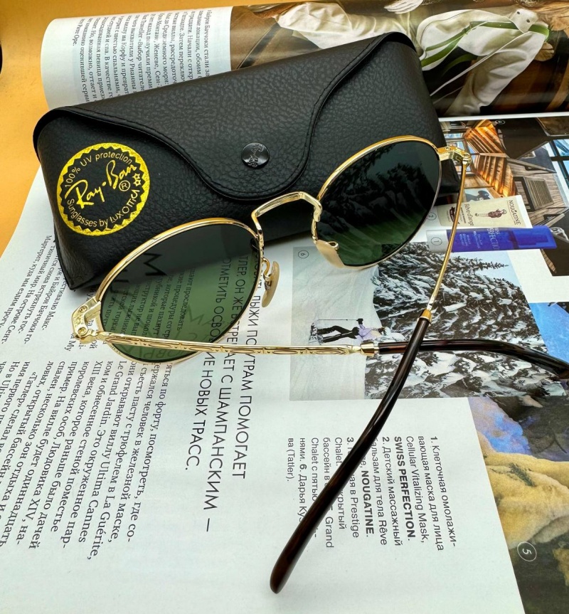 Ray-Ban Солнцезащитные очки New Round - Green