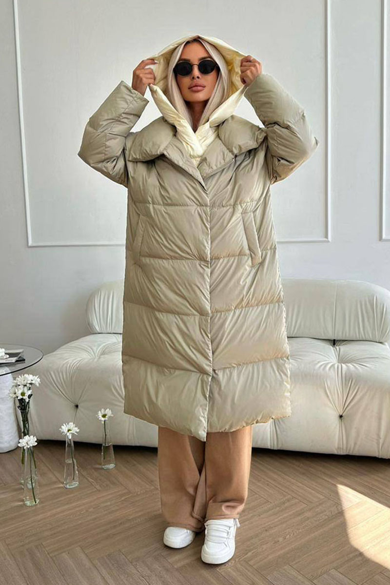 Designer Clothing Женский зелёный пуховик Max Mara