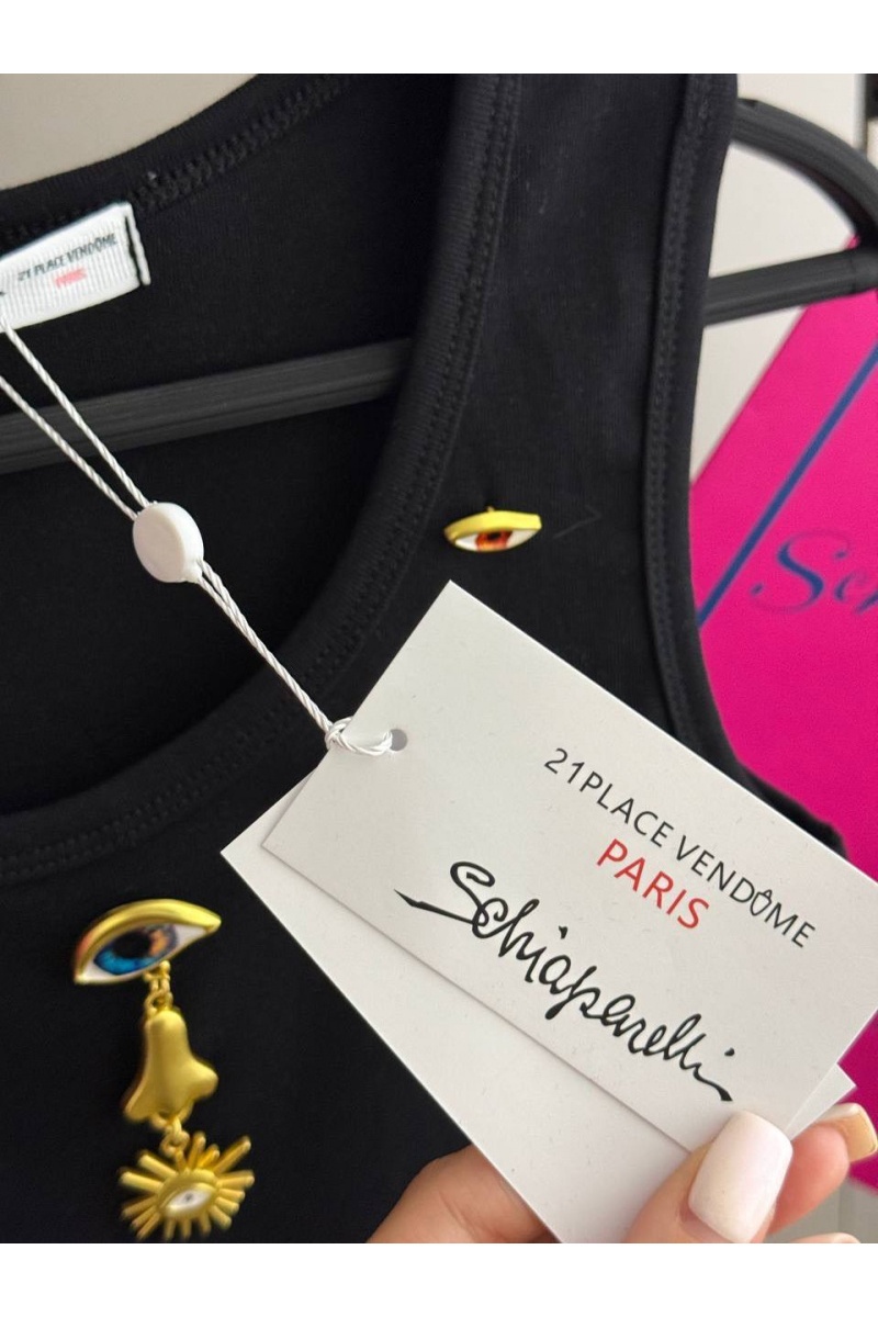 Schiaparelli Женская майка premium - Black
